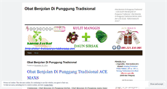 Desktop Screenshot of obatbenjolandipunggungtradisionalherbalalami27.wordpress.com