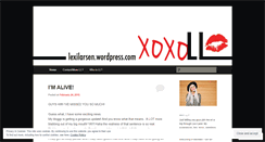 Desktop Screenshot of lexilarsen.wordpress.com