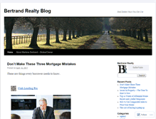 Tablet Screenshot of bertrandrealty.wordpress.com