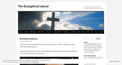 Desktop Screenshot of evangelicaliberal.wordpress.com