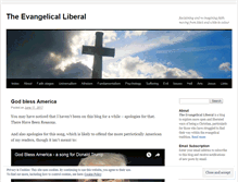 Tablet Screenshot of evangelicaliberal.wordpress.com