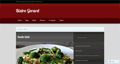 Desktop Screenshot of bistrogerard.wordpress.com