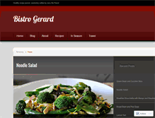 Tablet Screenshot of bistrogerard.wordpress.com