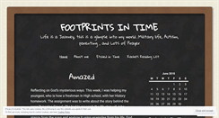Desktop Screenshot of footprintsintime.wordpress.com
