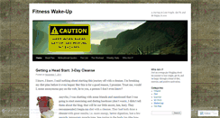 Desktop Screenshot of fitwakeup.wordpress.com