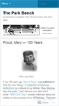Mobile Screenshot of parkbenchpress.wordpress.com