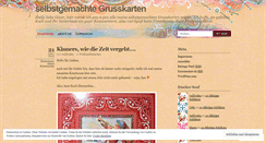 Desktop Screenshot of kartenbastlerin.wordpress.com