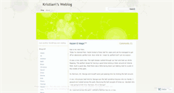 Desktop Screenshot of kristiant.wordpress.com