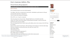 Desktop Screenshot of greysanatomyaddictsplus.wordpress.com