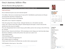Tablet Screenshot of greysanatomyaddictsplus.wordpress.com