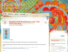 Tablet Screenshot of gmzimtkeks.wordpress.com