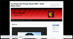Desktop Screenshot of hotheadshairdesignstudio.wordpress.com