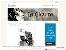 Tablet Screenshot of lacicuta.wordpress.com