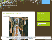 Tablet Screenshot of iamknit.wordpress.com