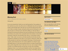 Tablet Screenshot of kingdomworkstudio.wordpress.com