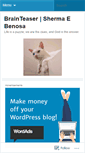 Mobile Screenshot of brainteaser.wordpress.com
