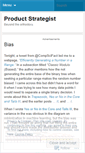 Mobile Screenshot of productstrategist.wordpress.com