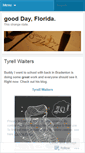 Mobile Screenshot of gooddayflorida.wordpress.com