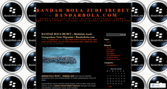 Desktop Screenshot of bandarbolajudiibcbet.wordpress.com