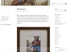 Tablet Screenshot of emilyhillworkshop.wordpress.com