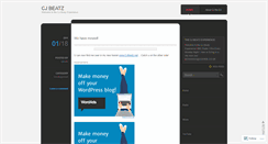 Desktop Screenshot of cjbeatz.wordpress.com