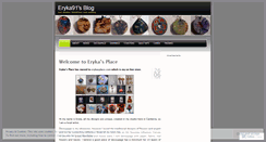 Desktop Screenshot of eryka91.wordpress.com