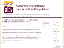 Tablet Screenshot of aip2france.wordpress.com