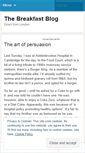 Mobile Screenshot of breakfastagency.wordpress.com