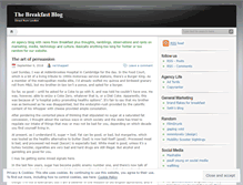 Tablet Screenshot of breakfastagency.wordpress.com