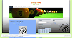 Desktop Screenshot of elangsports.wordpress.com
