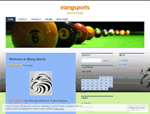 Tablet Screenshot of elangsports.wordpress.com