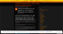 Desktop Screenshot of imagoimagen.wordpress.com