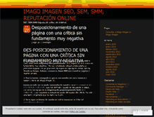 Tablet Screenshot of imagoimagen.wordpress.com