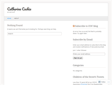 Tablet Screenshot of catherinecachia.wordpress.com