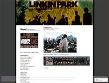 Tablet Screenshot of linkinparkarts.wordpress.com