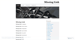 Desktop Screenshot of missinglinkzine.wordpress.com