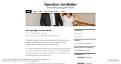 Desktop Screenshot of operationhotmother.wordpress.com