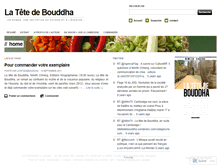 Tablet Screenshot of latetedebouddha.wordpress.com