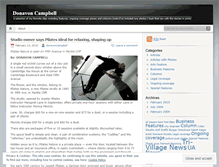 Tablet Screenshot of donavoncampbell.wordpress.com