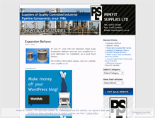 Tablet Screenshot of pipefit.wordpress.com