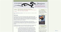 Desktop Screenshot of creepingpastdragons.wordpress.com