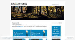 Desktop Screenshot of dufanaditya.wordpress.com