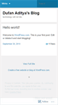 Mobile Screenshot of dufanaditya.wordpress.com