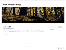 Tablet Screenshot of dufanaditya.wordpress.com