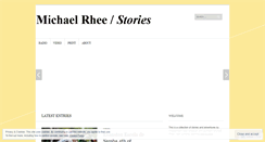 Desktop Screenshot of michaelrhee.wordpress.com