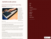 Tablet Screenshot of antitheftsecuritysystems.wordpress.com