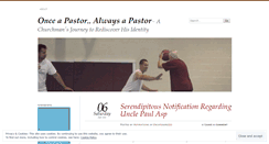 Desktop Screenshot of onceapastor.wordpress.com