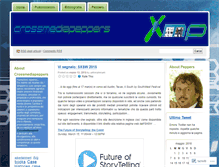 Tablet Screenshot of crossmediapeppers.wordpress.com