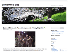 Tablet Screenshot of belmontfnl.wordpress.com