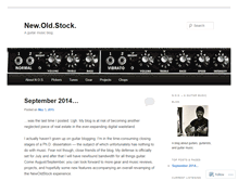Tablet Screenshot of nosguitar.wordpress.com